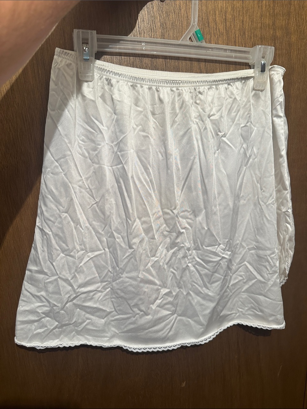 Classic White Half Slip - Lightweight Lining